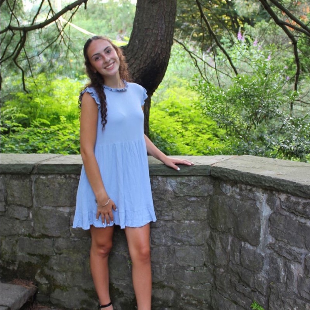 Urban outfitters blue baby doll dress